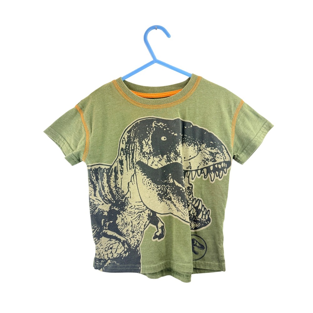 Jurassic World Toddler Boys T-Rex‎ Graphic T-Shirt Olive Green 3T SP248615JP
